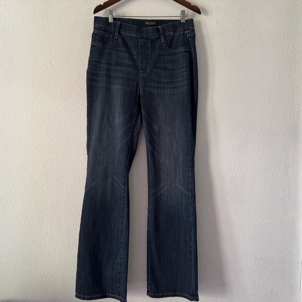 High Rise Judy Blue Influencer Slim Bootcut Viral Blue Jeans 13/31 NEW Comfy - Picture 13 of 14